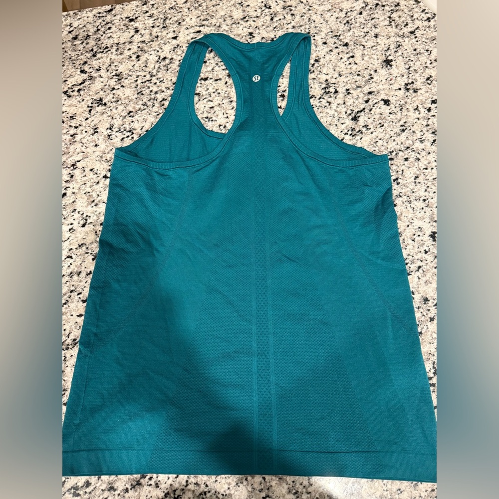 Lululemon swiftly tech teal tank